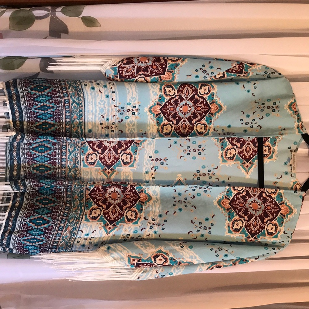 Very Pretty cardigan with fringe